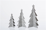Juletræ felt x-mas grå 3 stk. fra OOhh Lübech Living - Tinashjem
